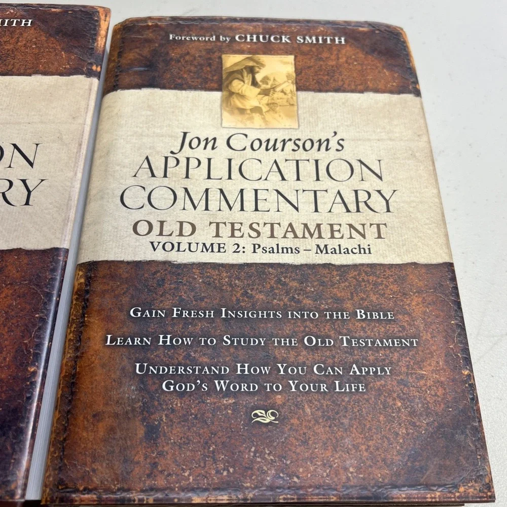 Jon Courson's Application Commentary Old‎ Testament Volumes 1 and 2  Book Set